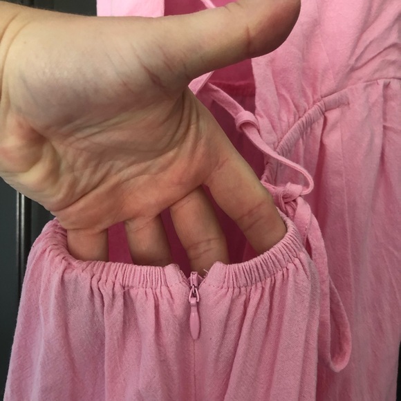 Ebby and I bubblegum pink open back strappy maxi dress - Picture 7 of 11